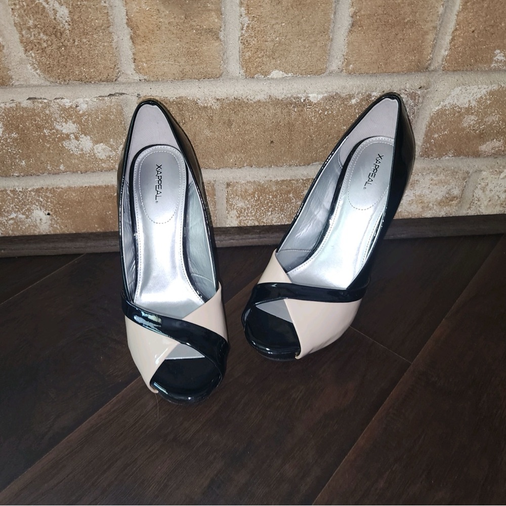 X Appeal Krystal Black/Nude 7M